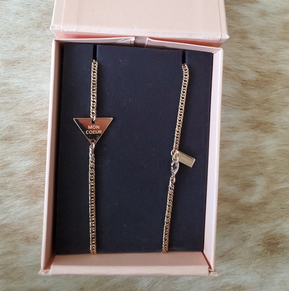 New Long "Mon Coeur" Rose Gold Necklace